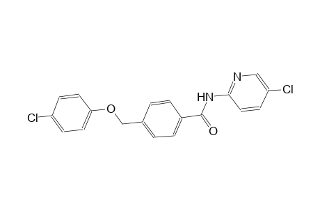 4-[(4-chlorophenoxy)methyl]-N-(5-chloro-2-pyridinyl)benzamide