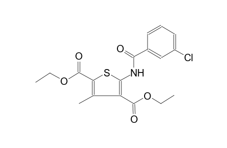 2,4-thiophenedicarboxylic acid, 5-[(3-chlorobenzoyl)amino]-3-methyl-,diethyl ester