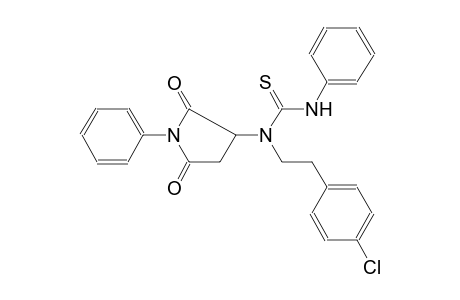 thiourea, N-[2-(4-chlorophenyl)ethyl]-N-(2,5-dioxo-1-phenyl-3-pyrrolidinyl)-N'-phenyl-