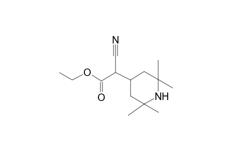 Cyano(2,2,6,6-tetramethylpiperidin-4-yl)acetic acid, ethyl ester