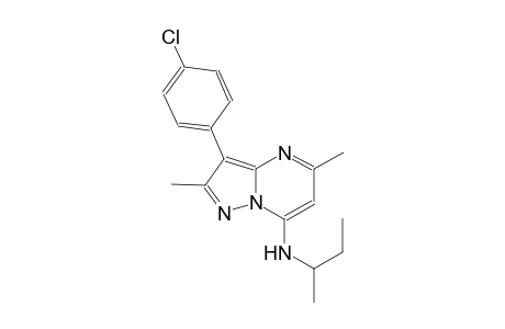 N-(sec-butyl)-3-(4-chlorophenyl)-2,5-dimethylpyrazolo[1,5-a]pyrimidin-7-amine