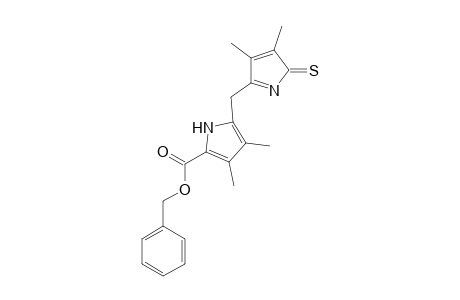 Pyrrole, 3,4-dimethyl-2-carbbenzyloxy-5-[(3,4-dimethyl-2-thione-2H(5H)-pyrrol-5-yl)methylidene]-