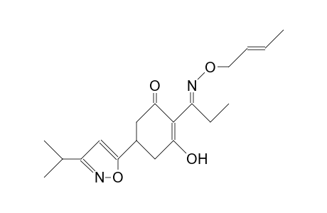 2-(1-[trans-2-Butenoximino]-1-propyl)-3-hydroxy-5-(3-isopropyl-5-isoxazolyl)-2-cyclohexen-1-one
