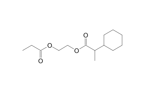 2-(Propionyloxy)ethyl 2-cyclohexylpropanoate