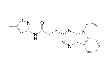 acetamide, N-(5-methyl-3-isoxazolyl)-2-[[5-(2-propenyl)-5H-[1,2,4]triazino[5,6-b]indol-3-yl]thio]-