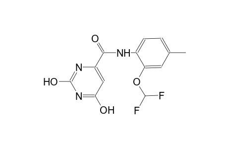 N-[2-(difluoromethoxy)-4-methylphenyl]-2,6-dihydroxy-4-pyrimidinecarboxamide