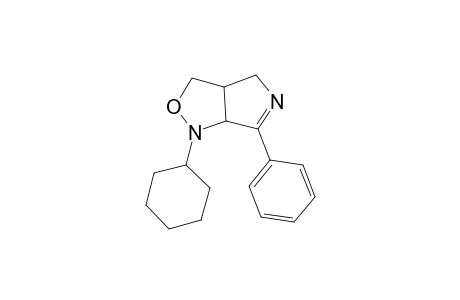 1H-Pyrrolo[3,4-c]isoxazole, 1-cyclohexyl-3,3a,4,6a-tetrahydro-6-phenyl-, cis-