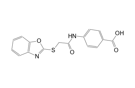 4-{[(1,3-benzoxazol-2-ylsulfanyl)acetyl]amino}benzoic acid