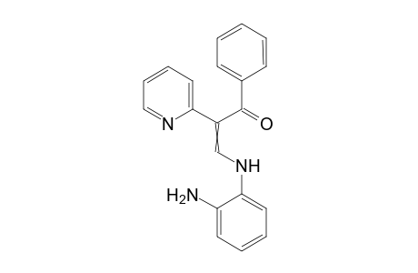 3-((2-aminophenyl)amino)-1-phenyl-2-(pyridin-2-yl)prop-2-en-1-one