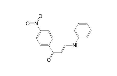 (E)-1-(4-nitrophenyl)-3-phenylazanyl-prop-2-en-1-one