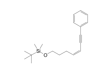 (Z)-7-tert-Butyldimethylsilyloxy-1-phenyl-3-hepten-1-yne