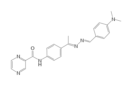 N-{N(2)-[p-(Dimethylamino)phenyl]carbimino).alpha.-methyliminophenyl]-pyrazine-2-carboxamide