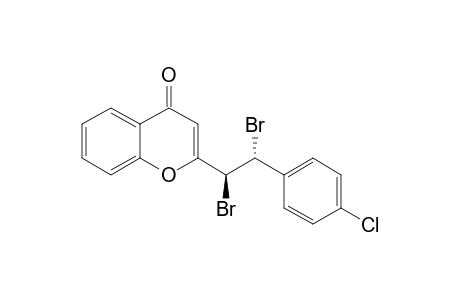 2-[1,2-DIBROMO-2-(4-CHLOROPHENYL)-ETHYL]-CHROMONE