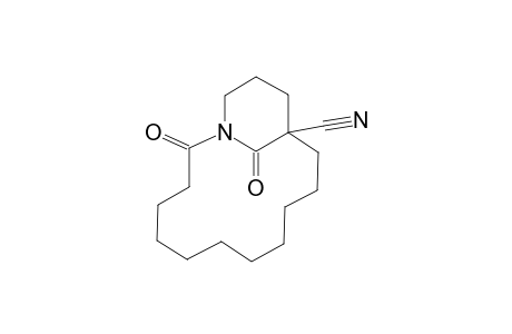 2,7-DIOXO-1-AZABICYCLO-[11.3.1]-HEPTADECANE-13-CARBONITRILE