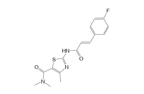 2-{[(2E)-3-(4-fluorophenyl)-2-propenoyl]amino}-N,N,4-trimethyl-1,3-thiazole-5-carboxamide
