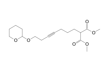 Methyl 2-Methoxycarbonyl-9-(tetrahydropyranyl-2-oxy)non-6-ynoate