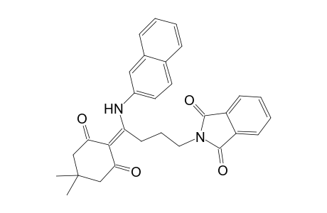 2-[4-(2,6-diketo-4,4-dimethyl-cyclohexylidene)-4-(2-naphthylamino)butyl]isoindoline-1,3-quinone