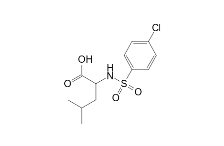 Pentanoic acid, 2-(4-chlorophenylsulfonylamido)-4-methyl-