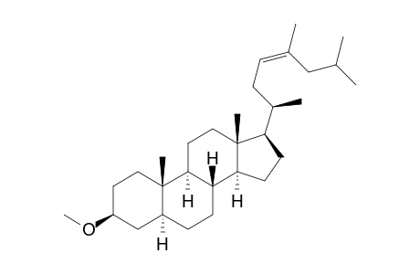 26,27-Dinorcholest-23-ene, 3-methoxy-24-(2-methylpropyl)-, (3.beta.,5.alpha.,23Z)-