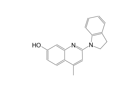 7-quinolinol, 2-(2,3-dihydro-1H-indol-1-yl)-4-methyl-