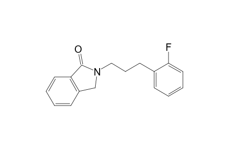 2-[3-(2-fluorophenyl)-propyl]-2,3-dihydroisoindol-1-one