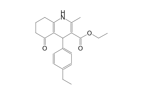 ethyl 4-(4-ethylphenyl)-2-methyl-5-oxo-1,4,5,6,7,8-hexahydro-3-quinolinecarboxylate