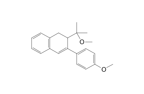 3-(4-Methoxyphenyl)-2-(2-methoxypropan-2-yl)-1,2-dihydronaphthalene