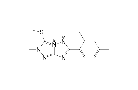 1H-1,2,4-Triazolo[4,3-b][1,2,4]triazolium, 6-(2,4-dimethylphenyl)-2-methyl-3-(methylthio)-, hydroxide, inner salt