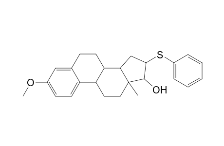 17-Hydroxy-3-methoxy-13-methyl-16-(phenylthio)-7,8,9,11,12,13,14,15,16,17-decahydro-6H-cyclopenta[a]phenanthrene