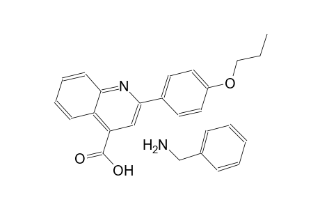 2-(4-propoxyphenyl)-4-quinolinecarboxylic acid compound with benzylamine (1:1)