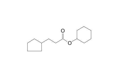 3-Cyclopentylpropionic acid, cyclohexyl ester