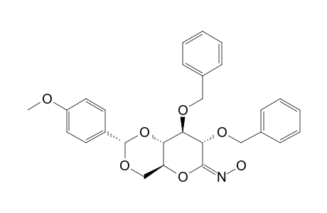 (E)-2,3-DI-O-BENZYL-4,6-O-(4-METHOXYBENZYLIDENE)-D-GLUCONHYDROXIMO-1,5-LACTONE
