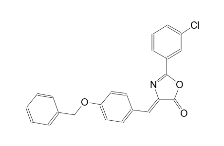 (4Z)-4-[4-(benzyloxy)benzylidene]-2-(3-chlorophenyl)-1,3-oxazol-5(4H)-one
