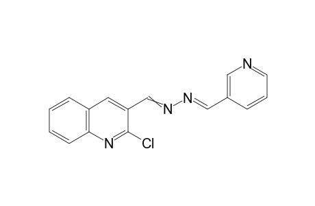 2-Chloroquinoline-3-carbaldehyde[(1E)-pyridin-3-ylmethylene]hydrazone