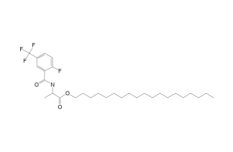 D-Alanine, N-(2-fluoro-5-trifluoromethylbenzoyl)-, nonadecyl ester