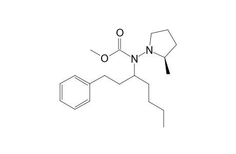 (S)-1-(N-Methyloxycarbonyl)-3'-(1-phenylhept-3yl)amino)-2-methylpyrrolidine