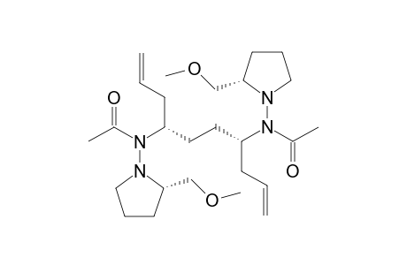 N-[(1S,4S)-4-[acetyl-[(2S)-2-(methoxymethyl)pyrrolidin-1-yl]amino]-1-allyl-hept-6-enyl]-N-[(2S)-2-(methoxymethyl)pyrrolidin-1-yl]acetamide