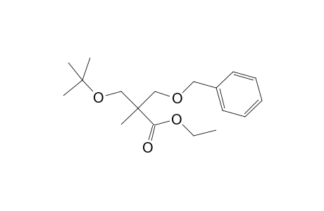 (+)-(S) and (-)-(R)-Ethyl 3-(benzyloxy)-2-(tert-butoxymethyl)-2-methylpropanoate
