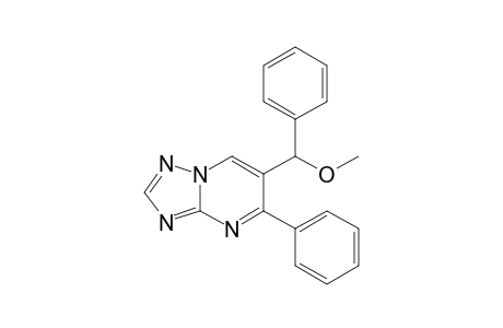 6-(Methoxy(phenyl)methyl)-5-phenyl-[1,2,4]triazolo[1,5-a]pyrimidine