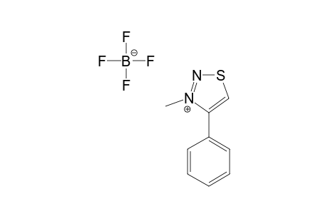 3-METHYL-4-PHENYL-1,2,3-THIOADIAZOLIUM-TETRAFLUOROBORATE