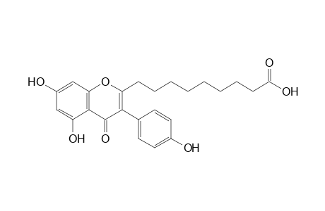 9-[3-(4-hydroxyphenyl)-5,7-bis(oxidanyl)-4-oxidanylidene-chromen-2-yl]nonanoic acid