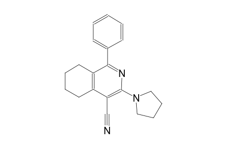 4-isoquinolinecarbonitrile, 5,6,7,8-tetrahydro-1-phenyl-3-(1-pyrrolidinyl)-