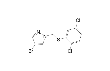 4-bromo-1-{[(2,5-dichlorophenyl)sulfanyl]methyl}-1H-pyrazole