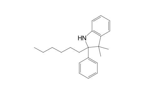 2-Hexyl-3,3-dimethyl-2-phenyl-1H-indole