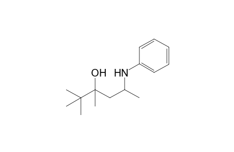 5-Anilino-2,2,3-trimethylhexan-3-ol