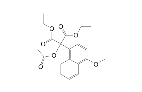 Diethyl .alpha.-[1-(4-methoxynaphthyl)]-.alpha.-acetoxymalonate