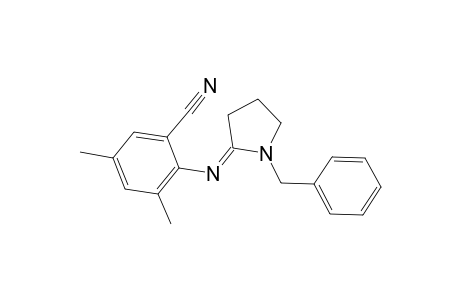 2-([(2E)-1-Benzylpyrrolidinylidene]amino)-3,5-dimethylbenzonitrile