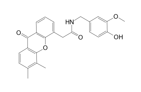 N-(4-hydroxy-3-methoxybenzyl)-2-(5,6-dimethylxanthone-4-yl)-acetamide