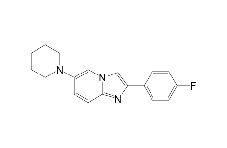 2-(4-FLUOROPHENYL)-6-(PIPERIDIN-1-YL)-IMIDAZO-[1,2-A]-PYRIDINE