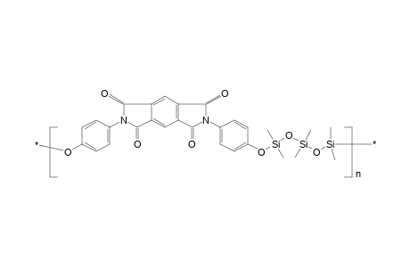 Poly[Tri(dimethylsiloxy)-p-phenylenepyromellitimide]